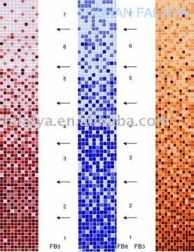 Random Glass Mosaic Crystal Mosaic Wall Tile FB series