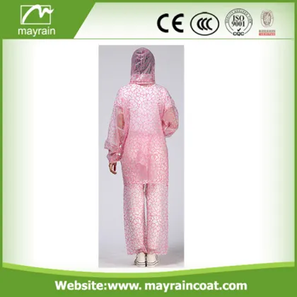 Womens Pink Waterproof Latest PVC Pants Trousers