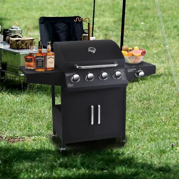 5 Burner Heat Input Smokeless Outdoor Gas Grill