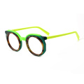 China Round Lamination Acetate Glasses Frames Manufactory