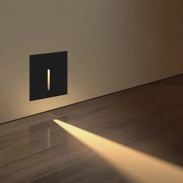 85-265V 86 Recessed LED Stairway Step Wall Lamp - Home Stairs Sconce Light for Hallway and Ladder Night Lighting
