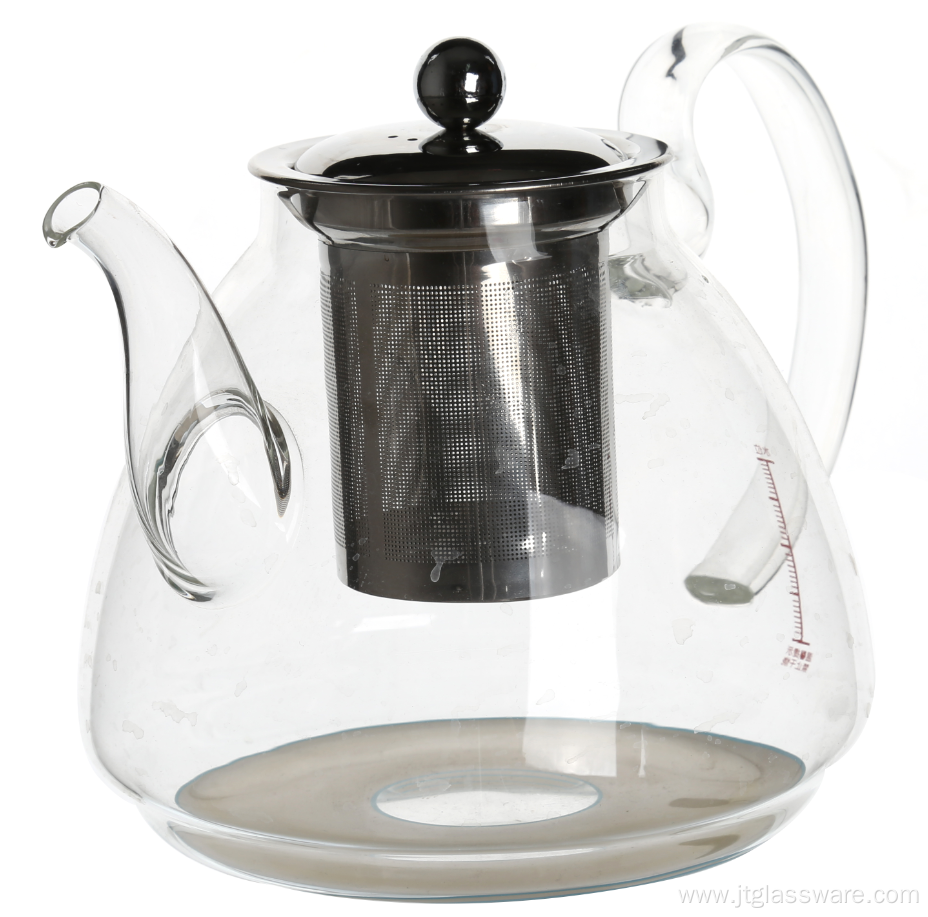 Lead Free Antique Glass Teapots with Strainer