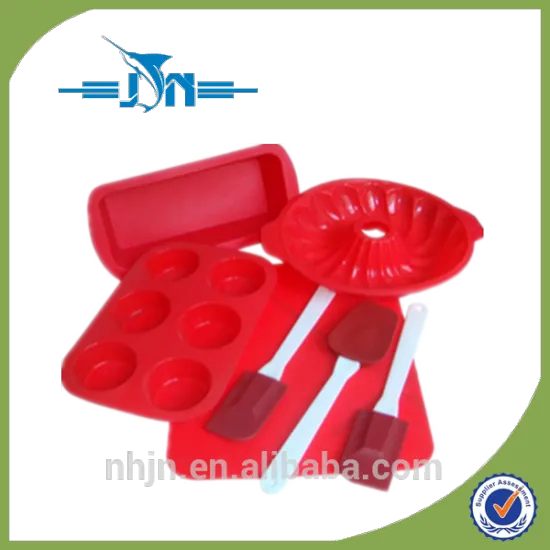 silicone 7pcs family baking set,silicone bakeware cookware