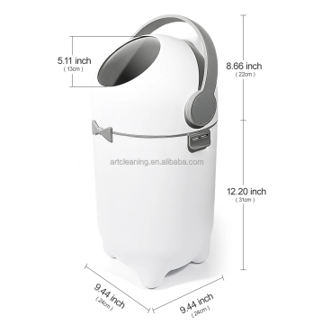 Plastic Kitchen Waste Bin: Multi-Use Diaper Pail, Sanitary Bin for Home