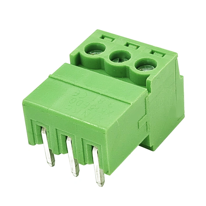 10 Pcs Green 3-Pole Pluggable Terminal Blocks - 5.08mm Pitch, Socket Connectors For Electrical Projects