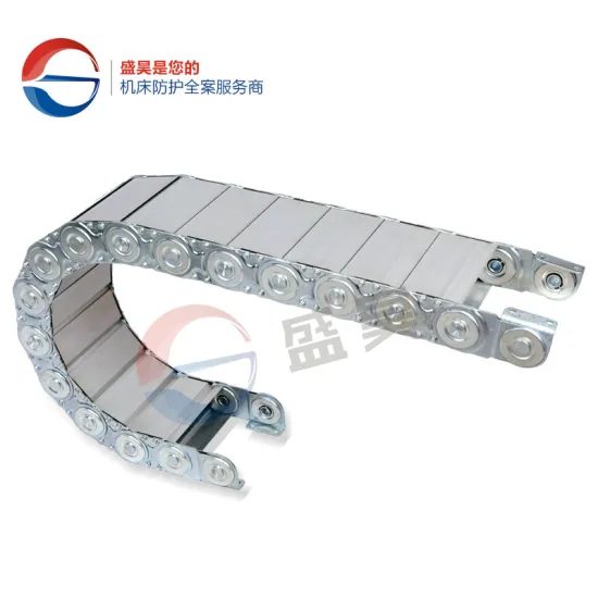 Industrial Steel Drag Chain Protection Cable - Stainless Steel Cable Track