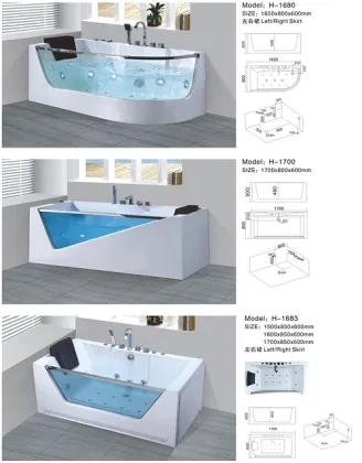 Bathroom Massage Whirlpool Bathtub Bath Tub