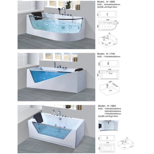 Bathroom Massage Whirlpool Bathtub Bath Tub