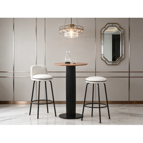 Современный барный стул с настраиваемой бархатной обивкой