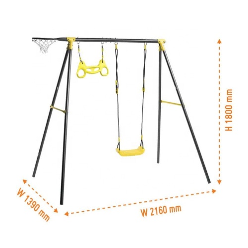 Long Adjustable Tree Swing Playground Triple Function Outdoor Kids Swing set Supplier