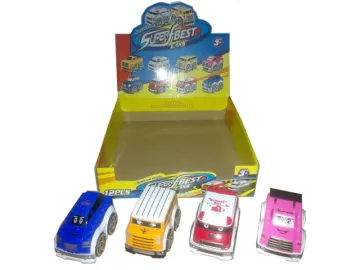 12PCS PULL BACK CAR