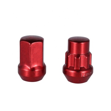 32mm Racing Car Wheel Lock Nut M12xP1.5 With Adapter Set