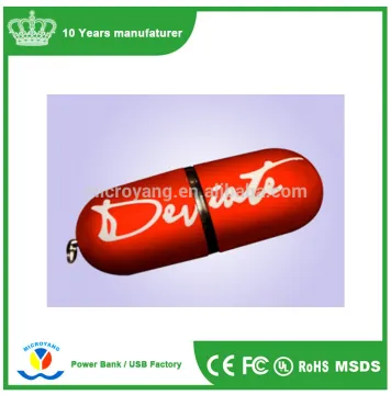 Pill shape USB flash drive creative OEM custom fashion U disk spot wholesale plastic u disk manufacturers spot