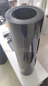 0.9mm blue rigid flocked ps sheet thermoforming packaging