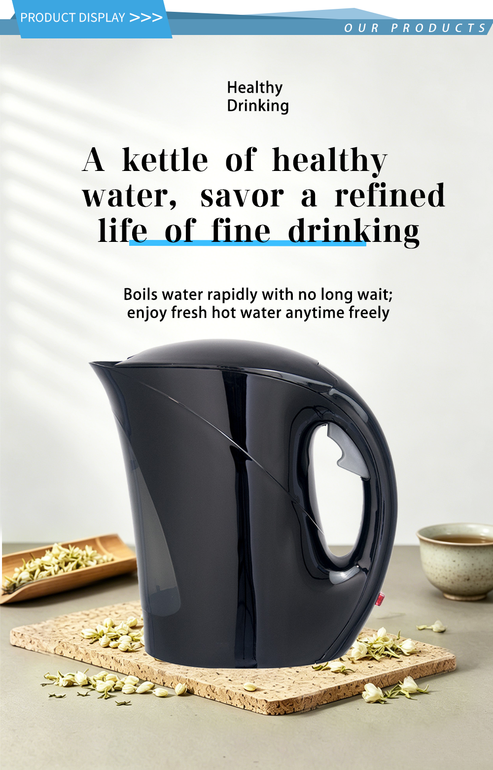 304 stainless steel kettle FK-0202A 1