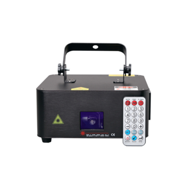 Disco DMX 1W RGB Mini Laser with Remote Controller for DJ Shows and Parties