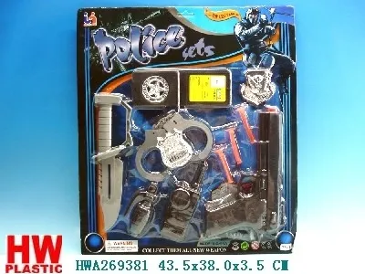 Plastic Police Set
