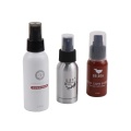 Custom packaging of alcohol spray aluminum bottles