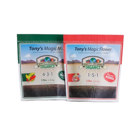 Custom Food Grade Stand Up Pouch with ZipLock
