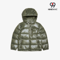 Cappotto con cappuccio in ripstop lucido per bambini