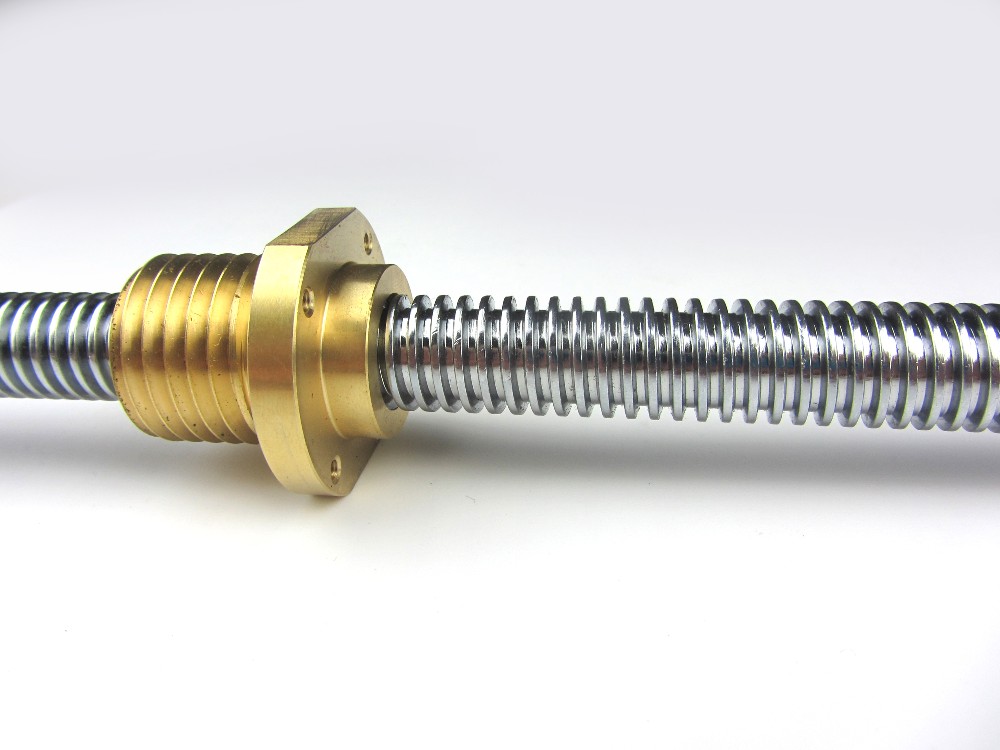 Stainless steel Tr16x3 lead screw