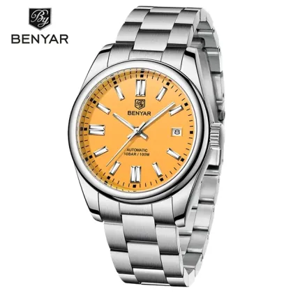 Benyar 5185 Transparent Automatic Mechanical Watch