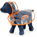Transparenter Haustierhund-Regenmantel
