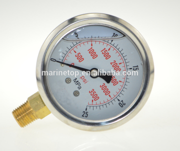 3500Psi Shock Proof Oil Filled Murphy Oil Pressure Gauge