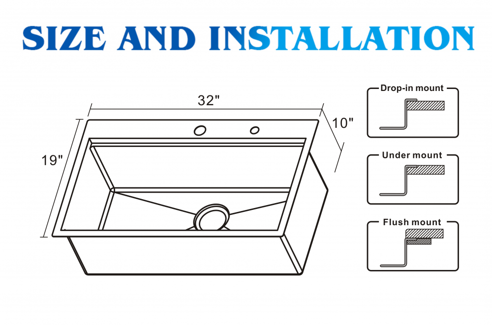 Top Mount Sink