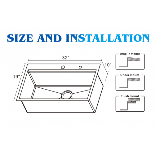 CUPC SUS304 Handmade Kitchen Sinks Workstation Kichen Sink