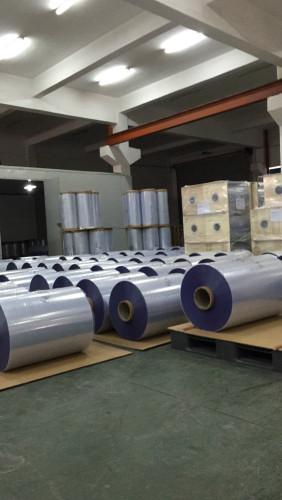 cast pvc shrink film heated good shrink