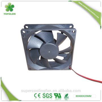 YOFOLON 80mm DC8025B12H 3000rpm high speed 12V dc cooling fan
