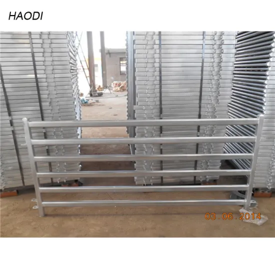 High Strength Welded Cattle Yard Panels & Gates - Silver Color Horse Fence