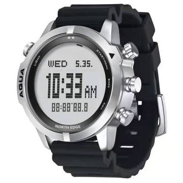 Outdoor Sports Smart Watch: Swimming, Diving, Compass, Thermometer, Digital