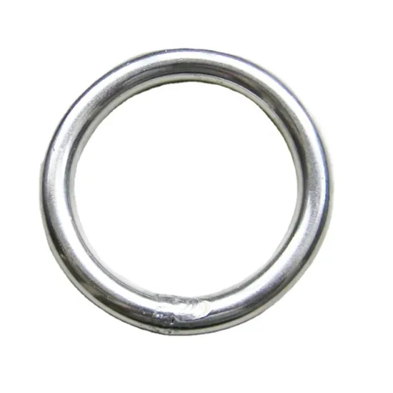 Stainless Steel O-Ring Rigging Hardware Round Ring: 8mm x 80mm