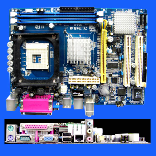 Motherboard 945g(478socket) Zx-i945lm4 R1.1, High Quality 