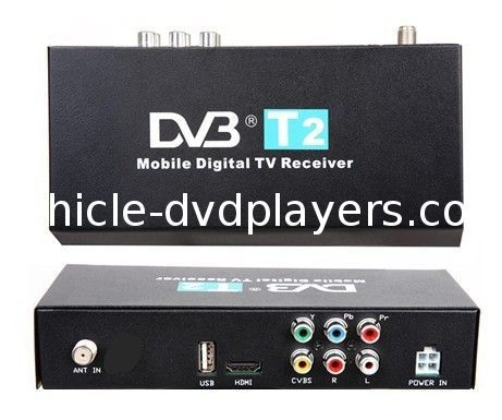 High Definition Vhf 174 - 230mhz Car Dvb-t2 Digital Tv Receiver / Analog Digital Tv Tunerdvb-t2668a