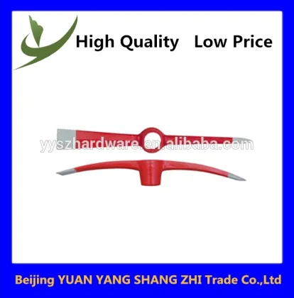 gardening tools steel pickaxe