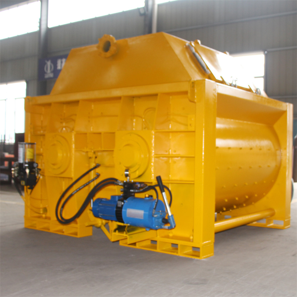 New 2000l concrete twin shaft mixer cheap price