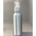 Empty lotion pump aluminum bottle cosmetic packaging