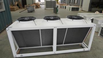 147KW Air Cooled Condenser Heat exchanger box Fans