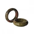 Unakite 6T Stone Band Rings for Women Men Healing Chakra Stackable Ring Balance Energy