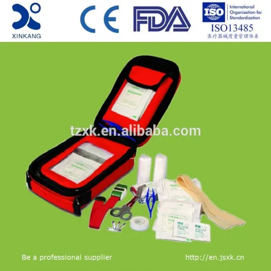 Mini car car care kit bag first aid kit bag with CE/EN13485