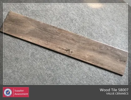 Dark gray wood tiles,imitation wood tiles in Foshan