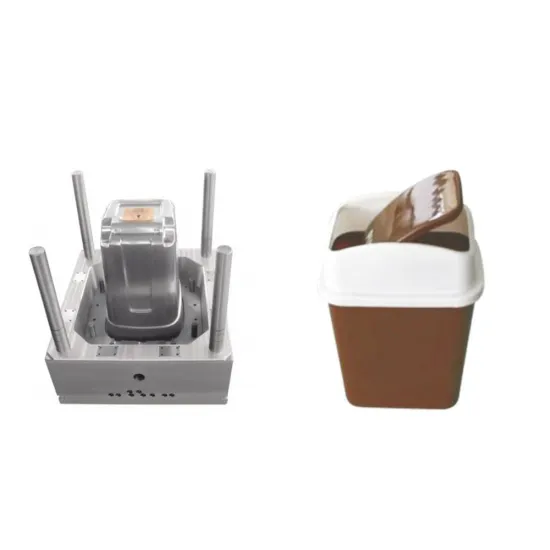 Low Cost Customized Plastic Trash Can Mould Making in Taizhou
