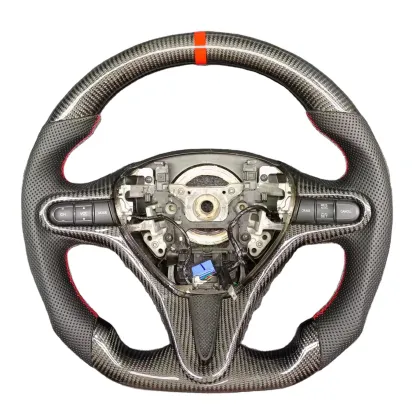 YTcarbon Custom Real Carbon Fiber Steering Wheel For Civic type-R gen 8