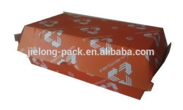 corrugated disposable burger box
