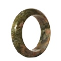 Unakite 6T Stone Band Rings for Women Men Healing Chakra Stackable Ring Balance Energy