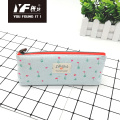 Small flower style embroidery cotton pencil case