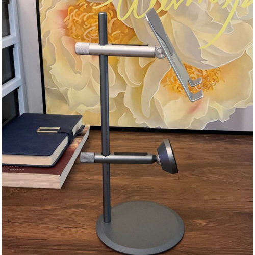 İnternet Kafeler için Masaüstü Çok Fonksiyonlu Kulaklık Standı